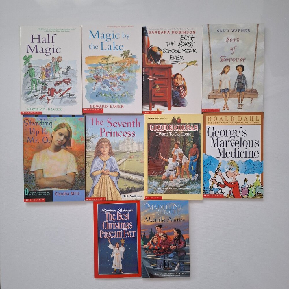 Scholastic Junior Paperback Novels Lot of 10